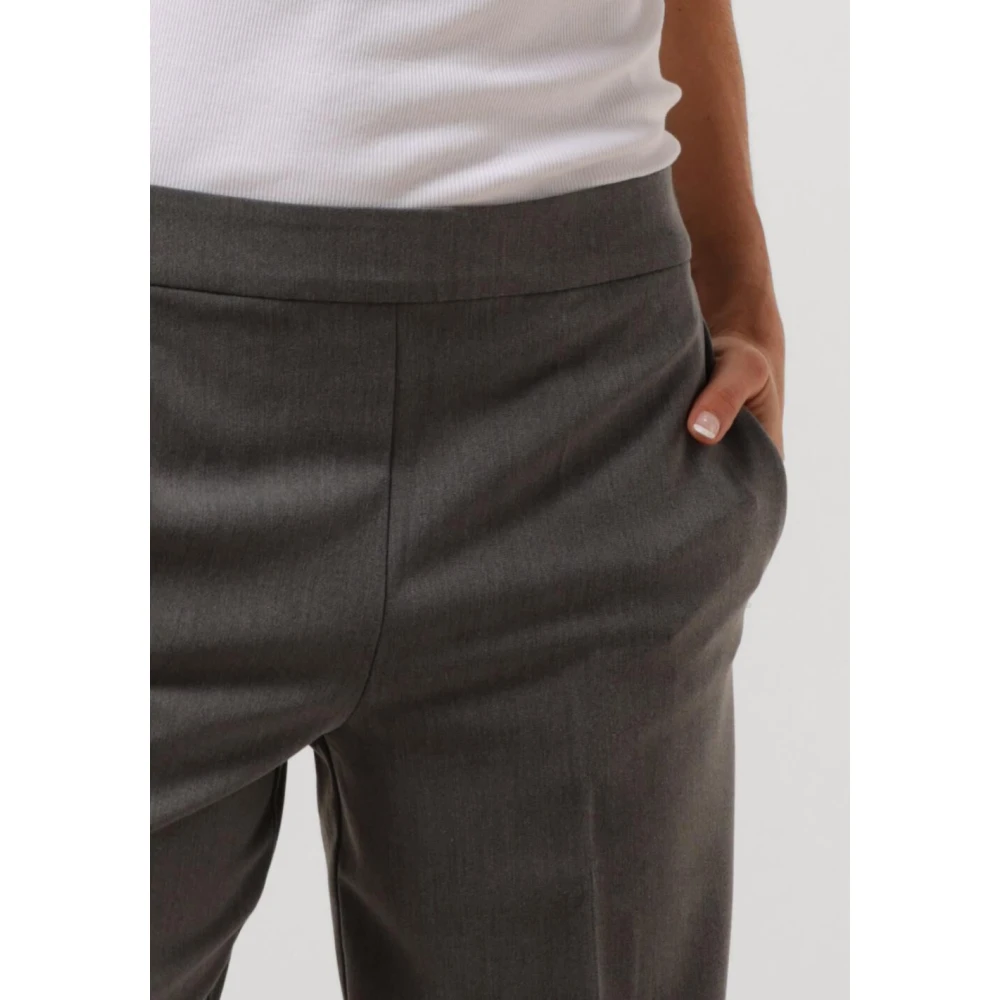 Selected Femme Wijde Grijze Broek Gray Dames