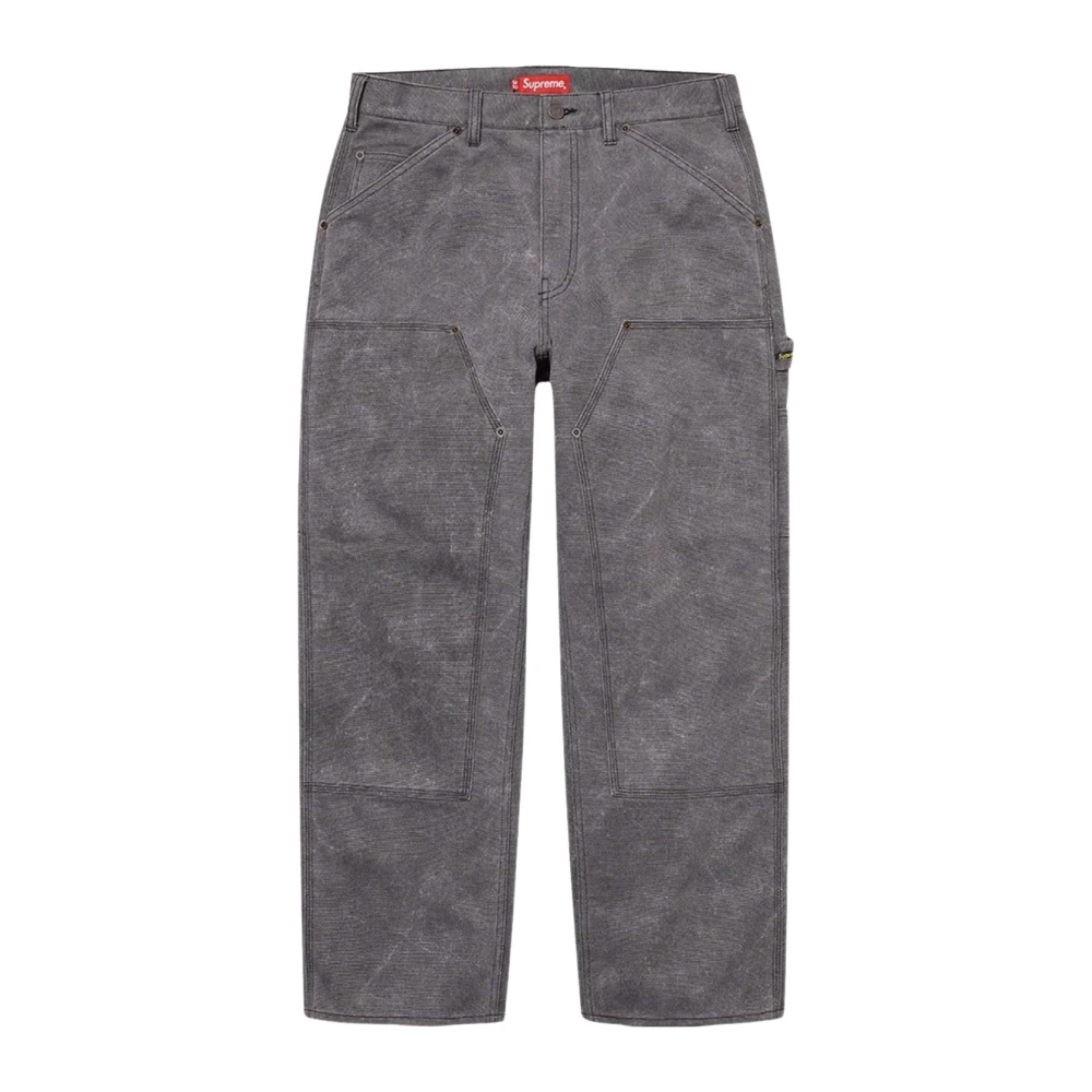 Supreme Canvas Double Knee Painter Pant Black Heren