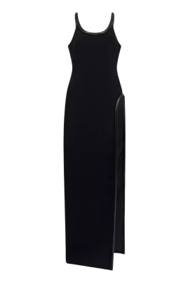 Leather Tubes Dress