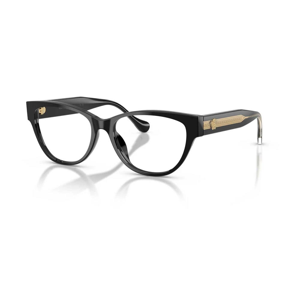 Versace Unisex Black Glasses, 52 Mm, Ve3389u Optical Frame