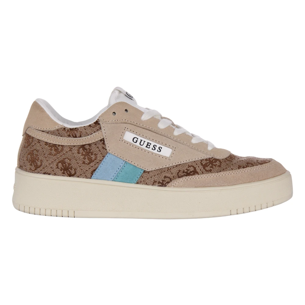 Guess Multicolor Sneakers, Female, 5 Uk, Leather Trainers