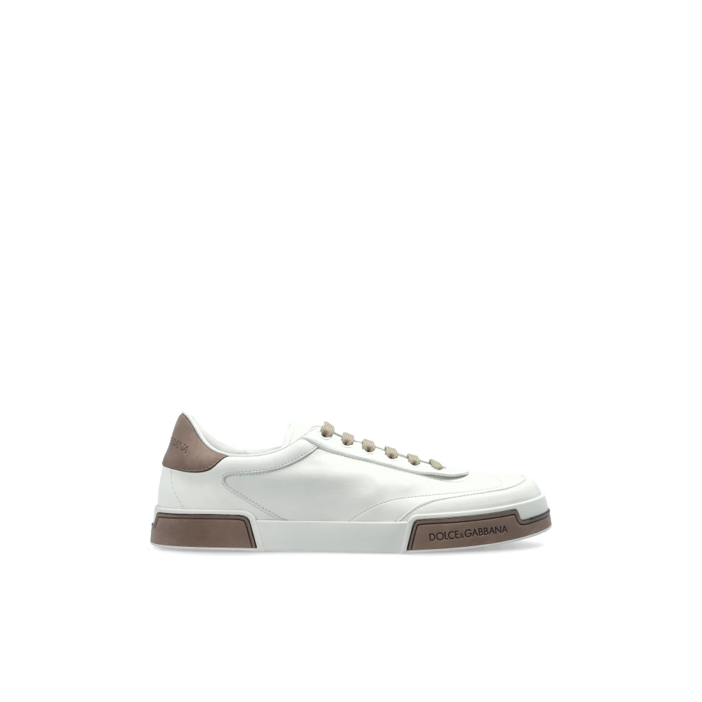 Dolce & Gabbana Men's White Sneakers, 7 Uk, Portofino Yacht Trainers
