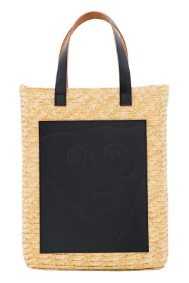 Straw Medium Shopper