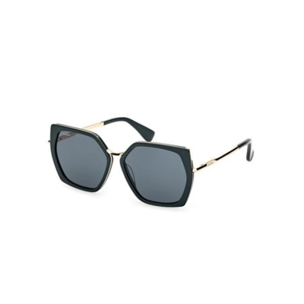 Max Mara Green Sunglasses, Female, 56 Mm, Geometric Sunglasses Miller Style