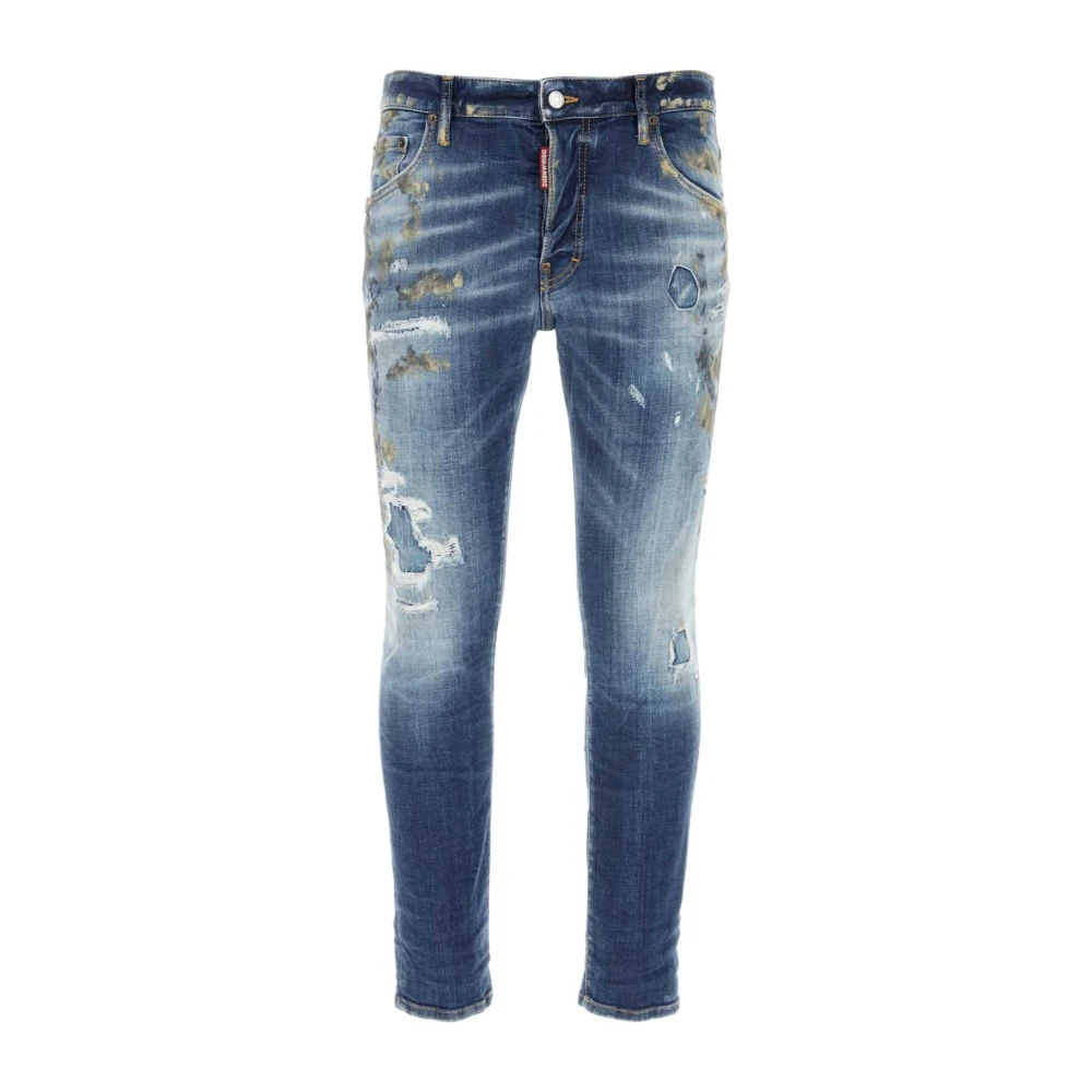Dsquared2 Klassieke Denim Jeans voor Heren Blue Heren