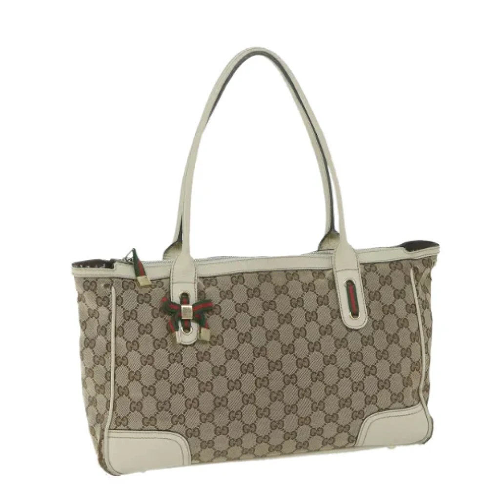 Gucci Vintage Pre-owned Canvas totes Brown Dames