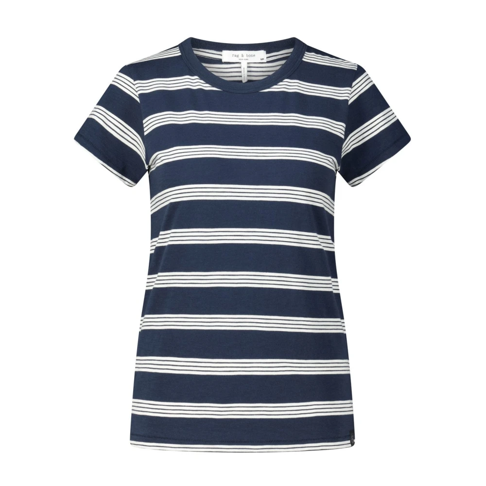 Rag & Bone Gestreept T-shirt voor dagelijks gebruik Blue Dames