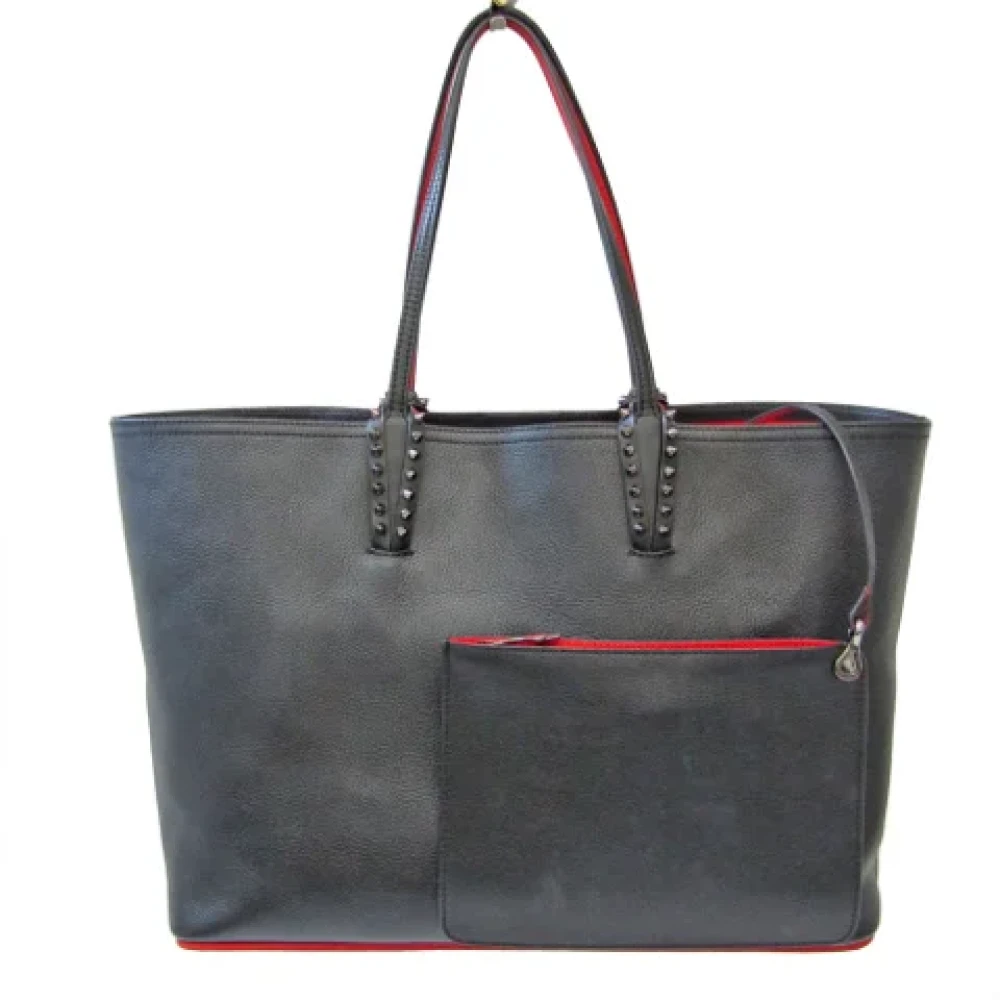 Christian Louboutin Pre-owned Leather totes Black Dames