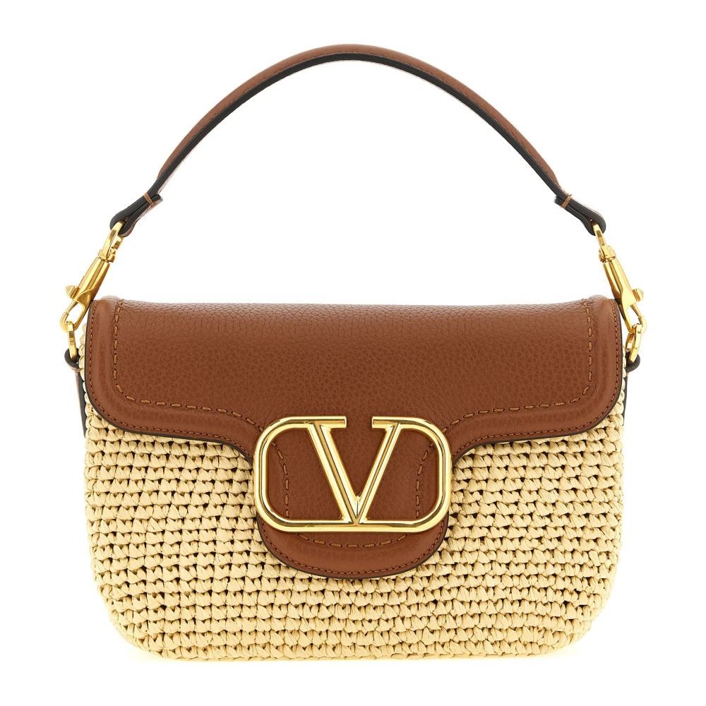 Valentino Garavani Women's Brown Alltime Shoulder Bag - Shoulder Bags - One Size - Bags