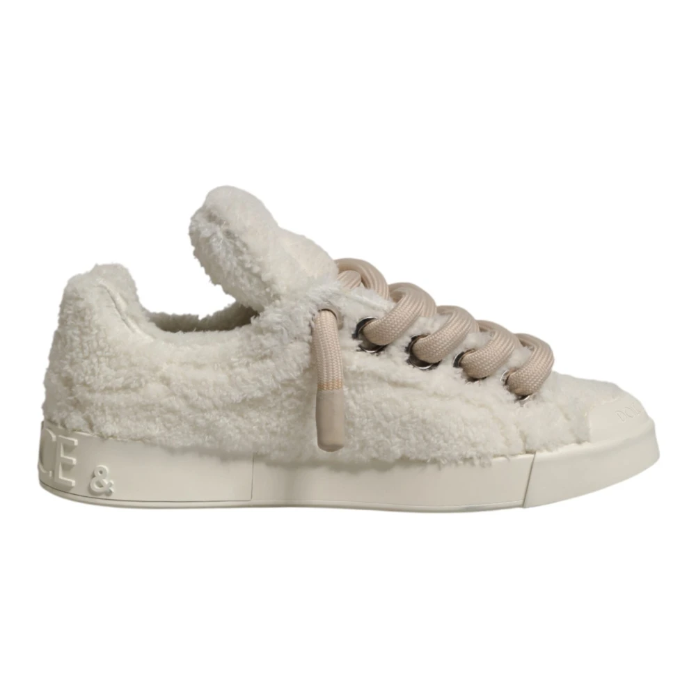 Dolce & Gabbana Men's White Sneakers, 9 Uk, Low Top Trainers