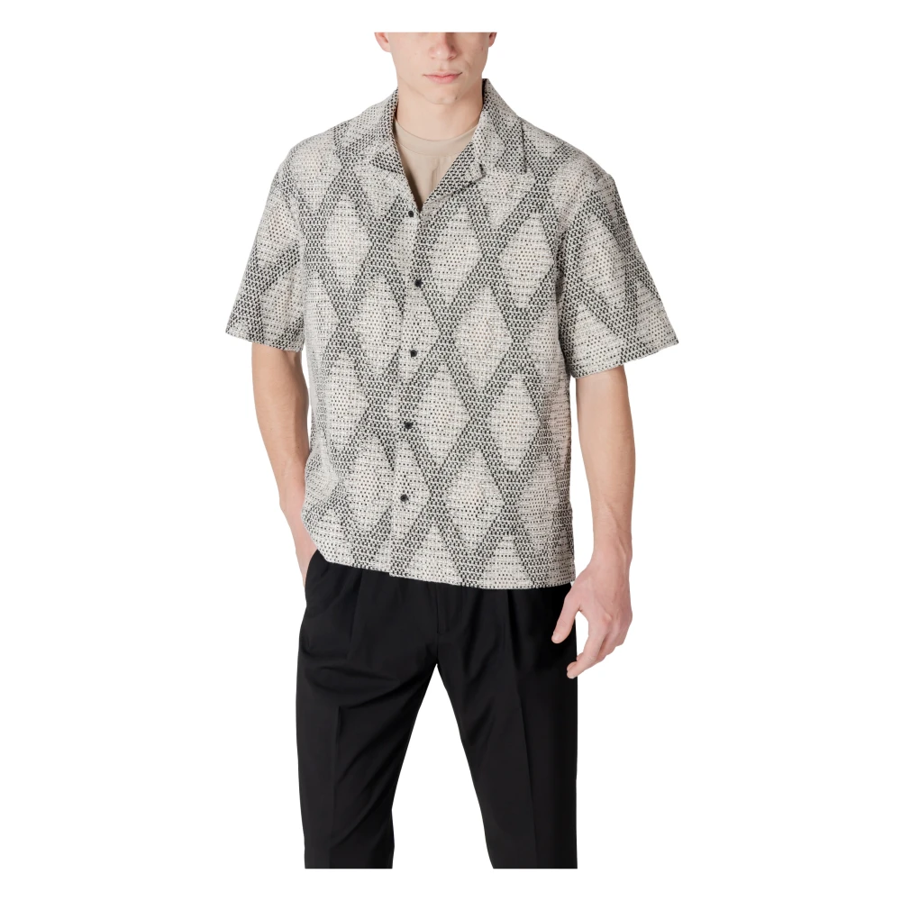 Antony Morato Korte mouwen overhemd collectie polyester katoen Multicolor Heren