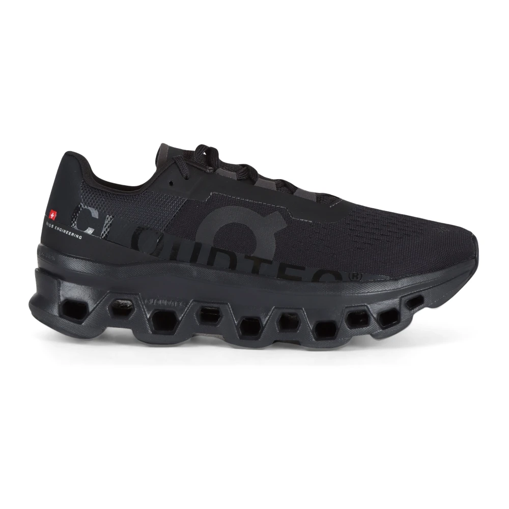 ON Running Cloudmonster Sneakers van Stof en Technische Materialen Black Heren