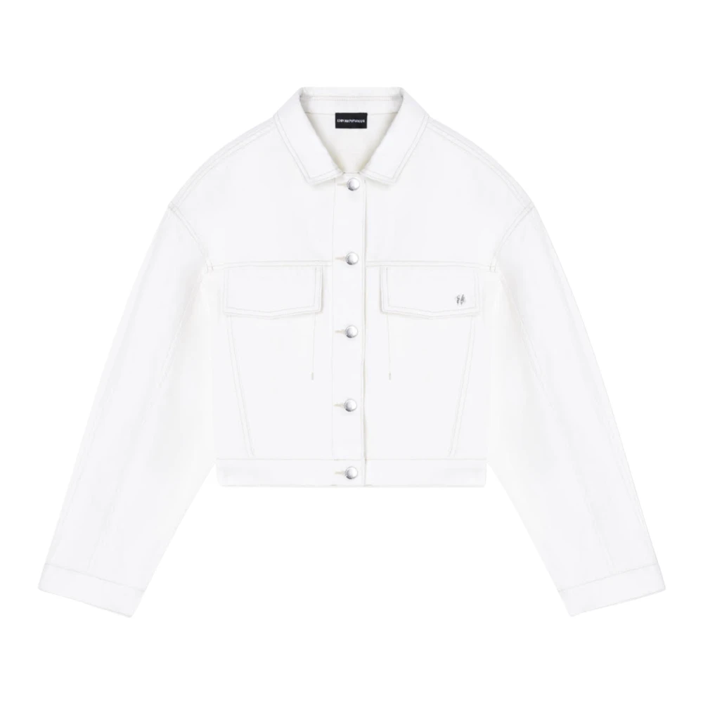 Emporio Armani Mujer Blanco Chaquetas, Talla: S