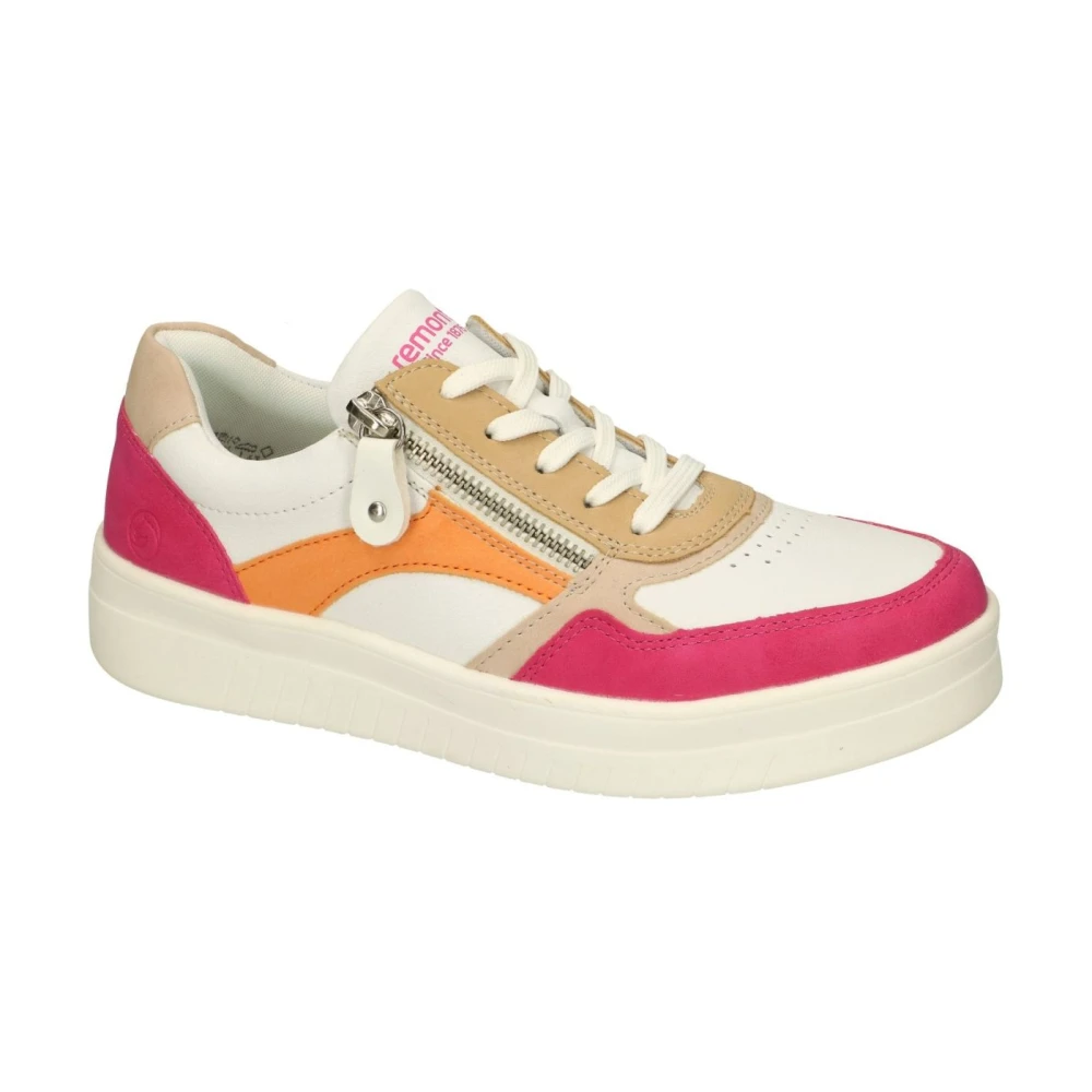 Remonte D0J01-84 Plateau Sneakers Dames Schoenen Veelkleurig Multicolor