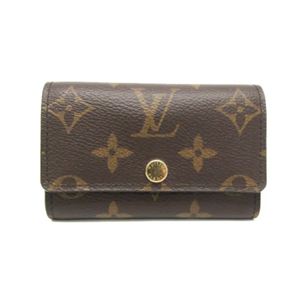 Louis Vuitton Vintage Pre-owned Fabric key-holders Brown Dames