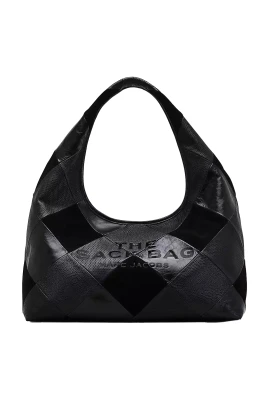 The Suede Patchwork Sack Bag