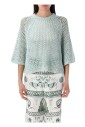 pull-blanc-vert-avec-ruban-bicolore