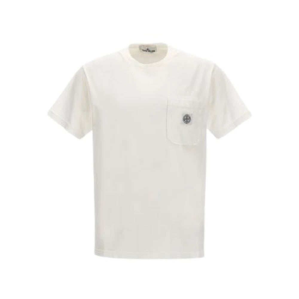 Stone Island Kompas T-shirt White Heren