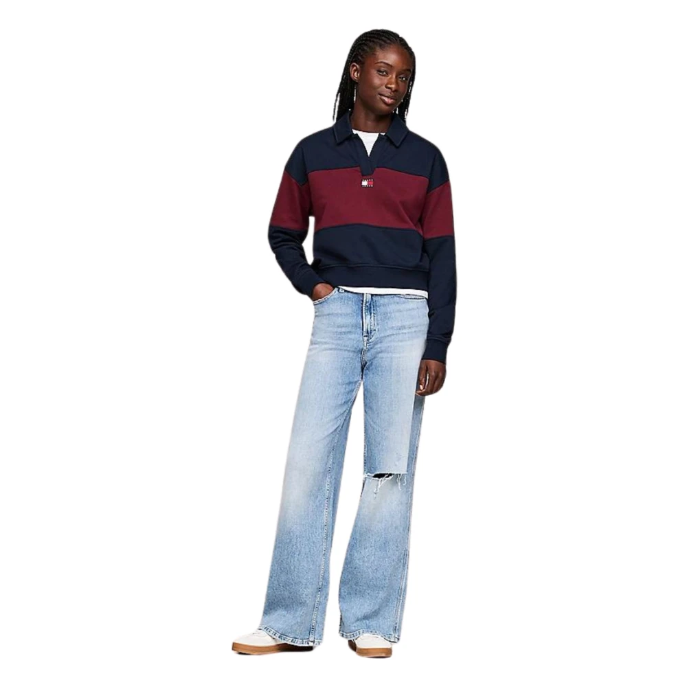 Tommy Hilfiger Blauwe Truien voor Mannen Multicolor Dames