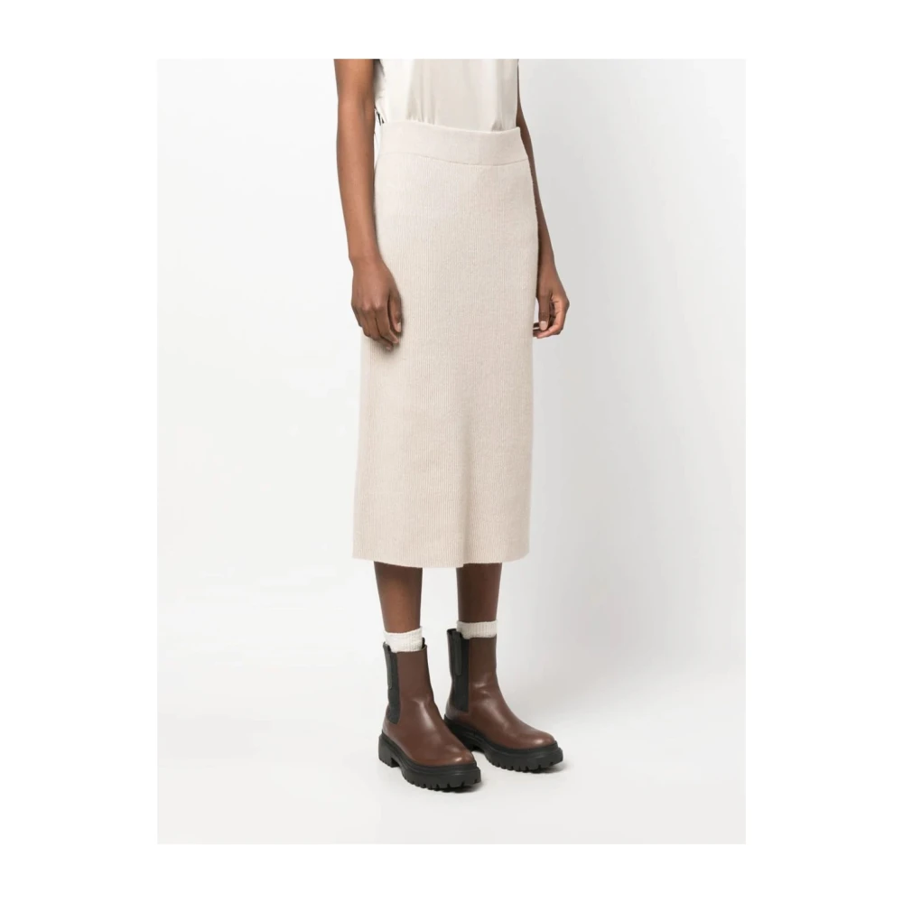 BRUNELLO CUCINELLI Stijlvolle Dames Rokken Collectie Beige Dames
