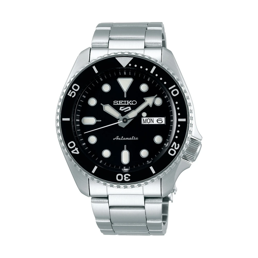 Seiko Men's Gray Watches, One Size, Modern Silver Sports Automatic Watch