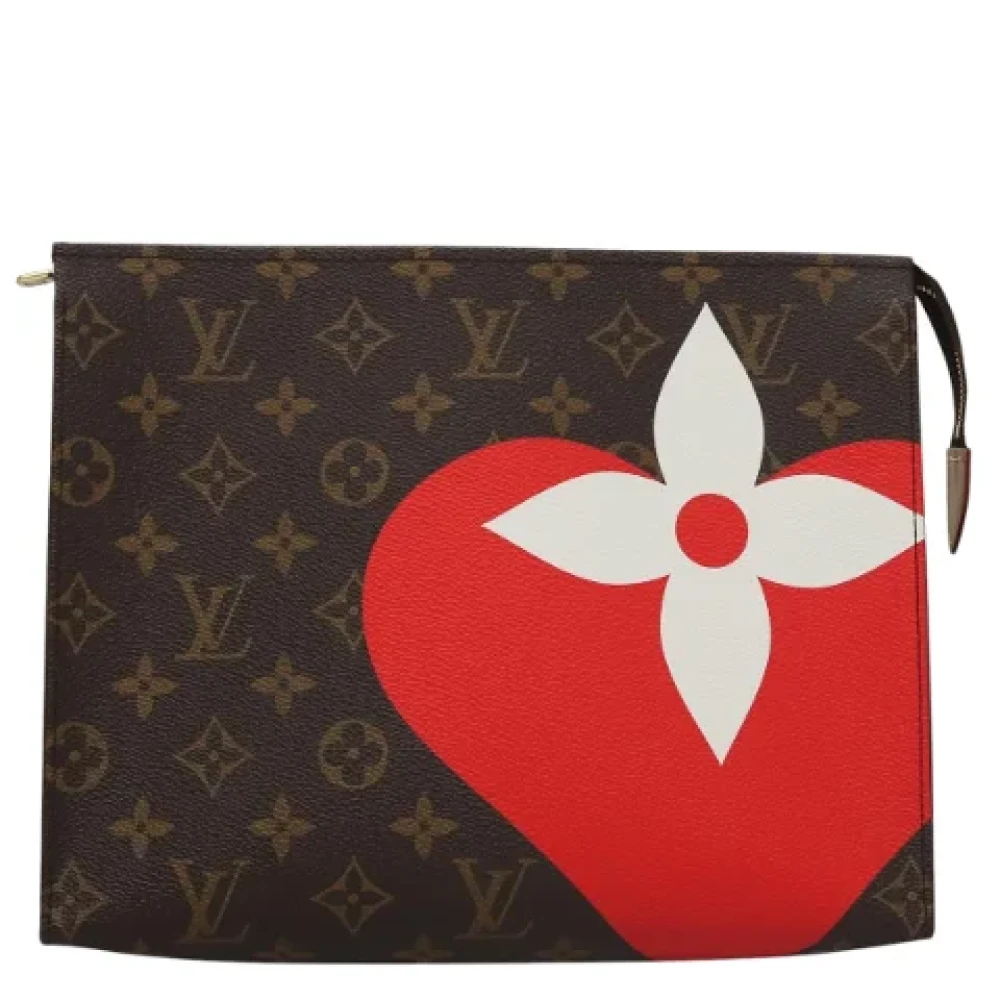 Louis Vuitton Vintage Pre-owned Canvas pouches Brown Dames