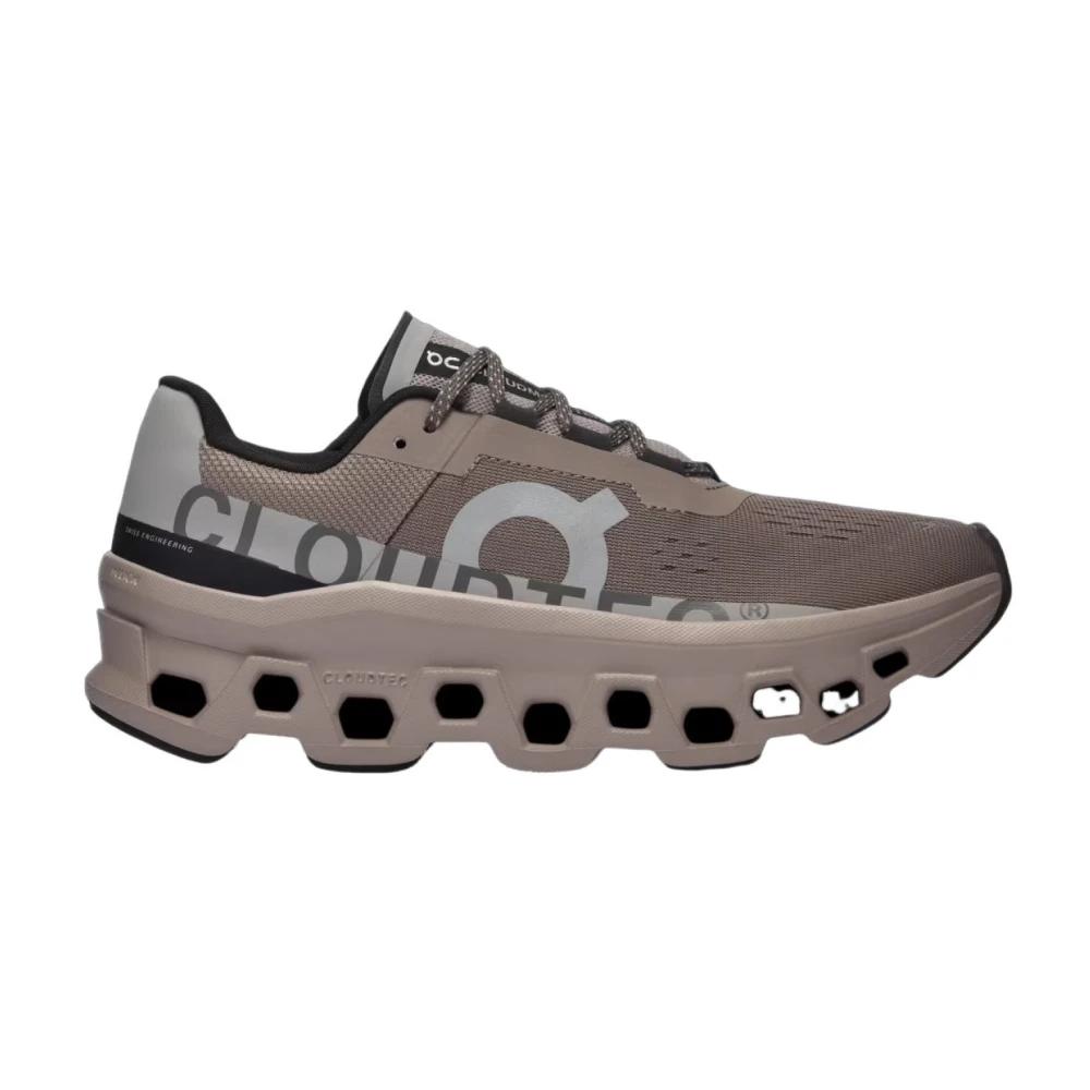 On Running Grå Mesh Cloudmonster Sneakers Gray, Dam