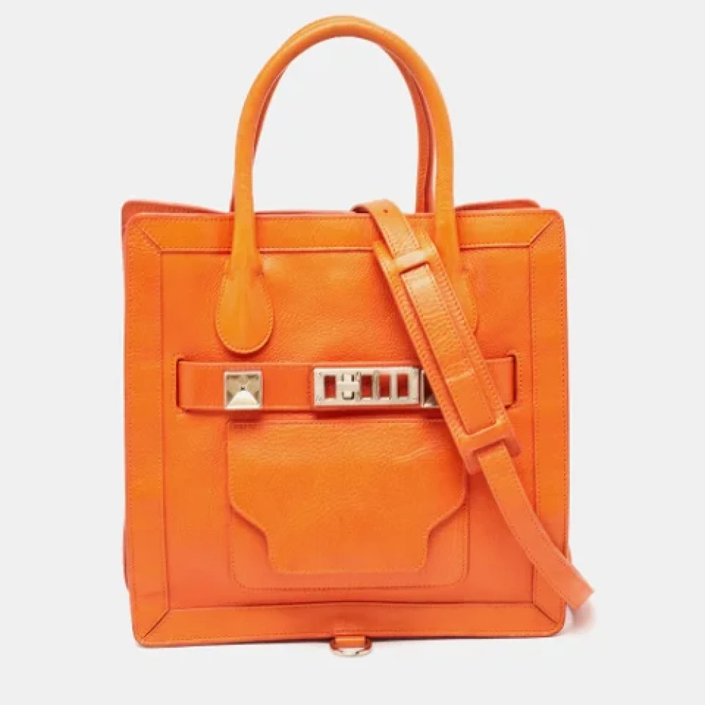 Proenza Schouler Pre-owned Leather totes Orange Dames