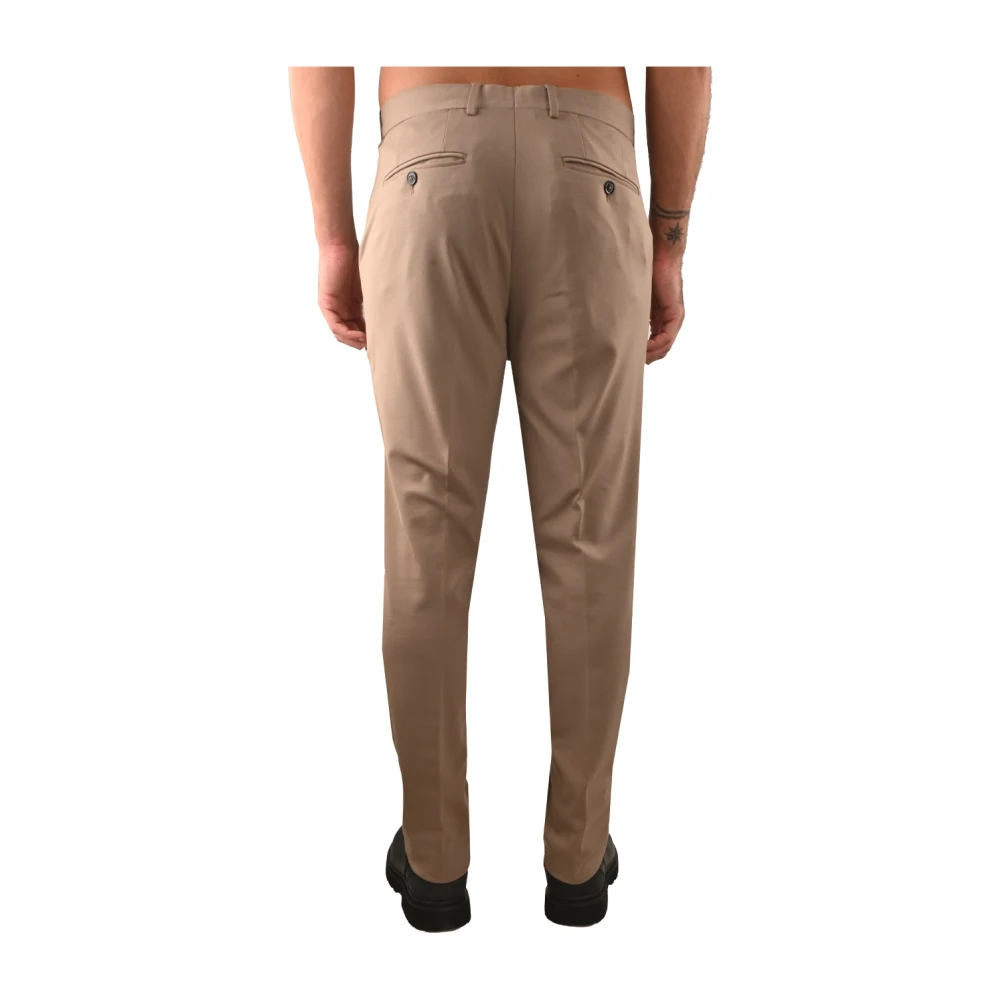 Liu Jo Slim Fit Jersey Chino's Beige Heren