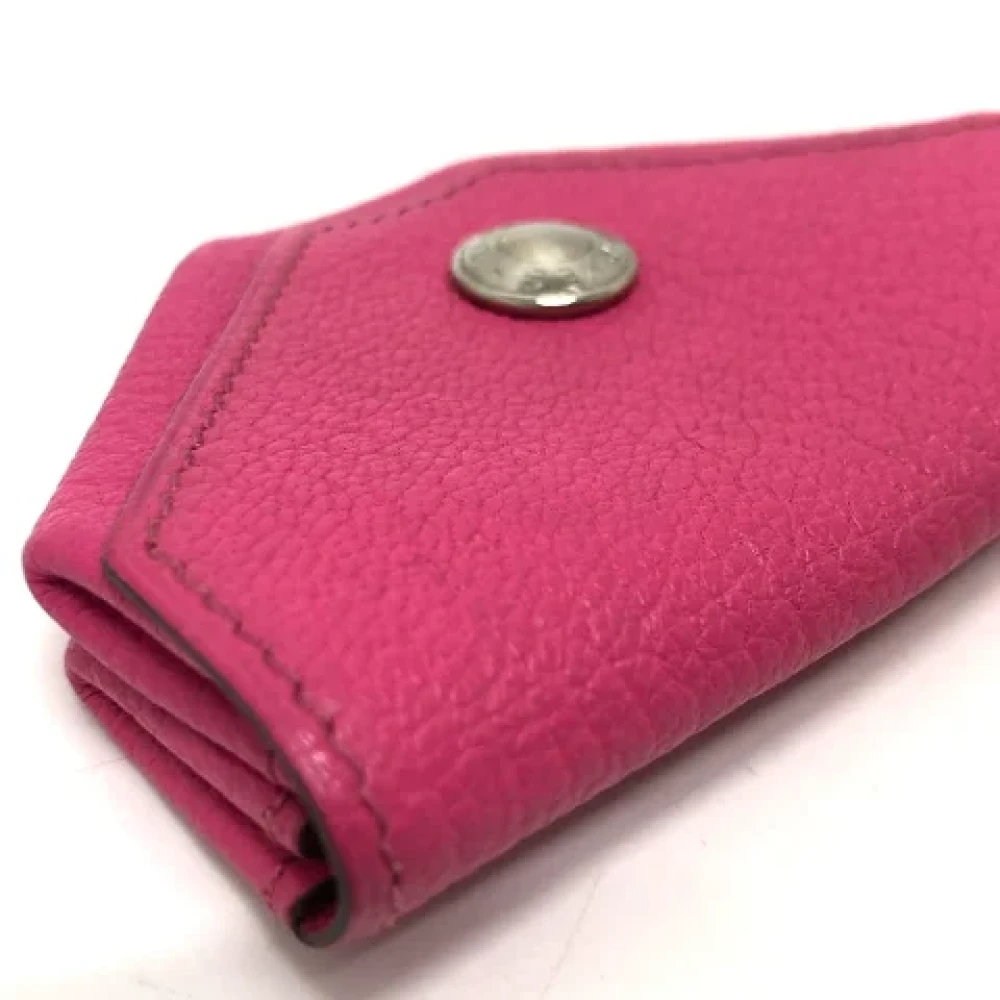 Hermès Vintage Pre-owned Leather wallets Pink Dames