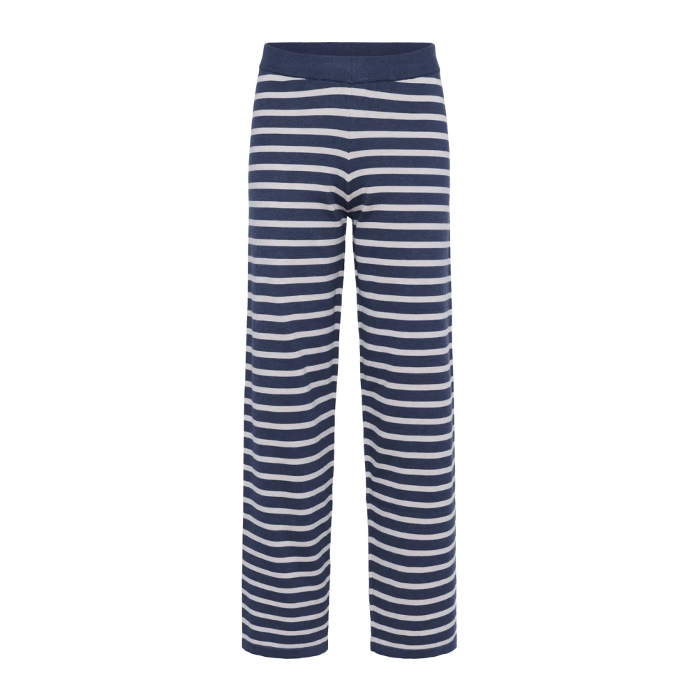 Saint Tropez Women's Multicolor Milasz Striped Trousers - Wide Trousers - Xs - Trousers