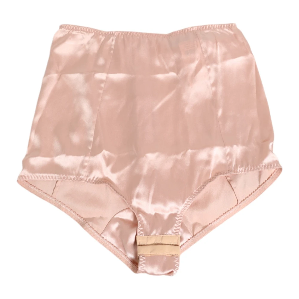Dolce & Gabbana Women's Pink Underpants, S, High Waist Shorts Panty