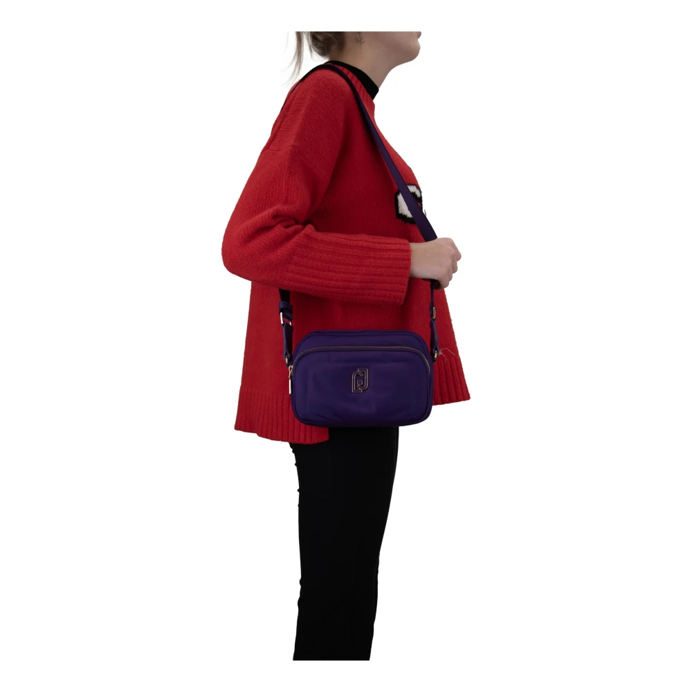 Liu Jo Dames Schoudertas Rits Stijlvol Purple Dames