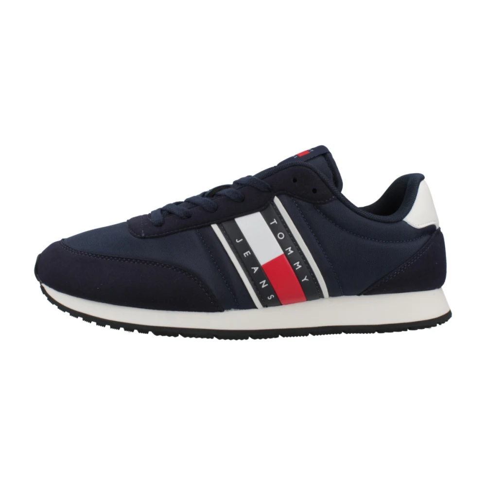 Tommy Jeans TJM Classic Runner Heren Schoenen Blauw