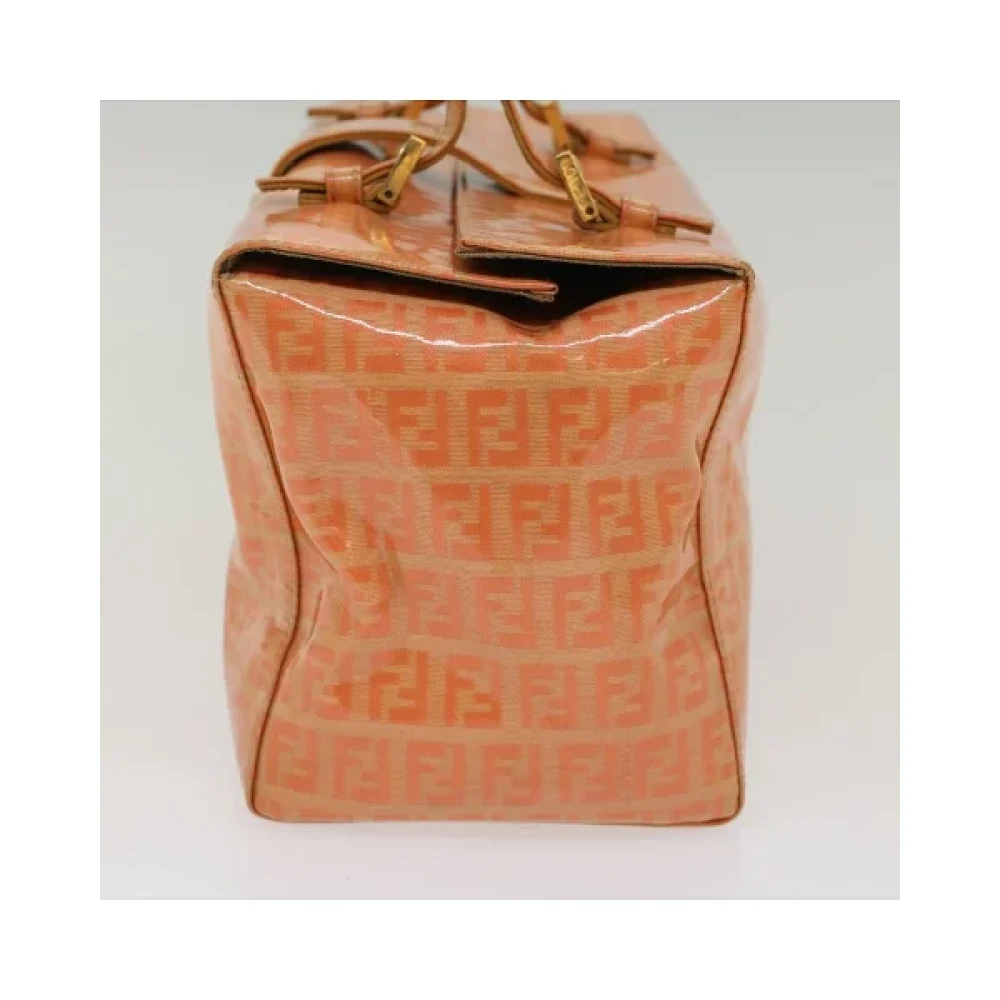Fendi Vintage Pre-owned Plastic handbags Orange Dames
