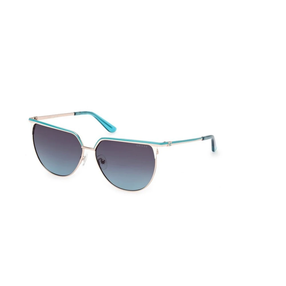 Guess Blue Sunglasses, Female, 58 Mm, Cat-Eye Sunglasses