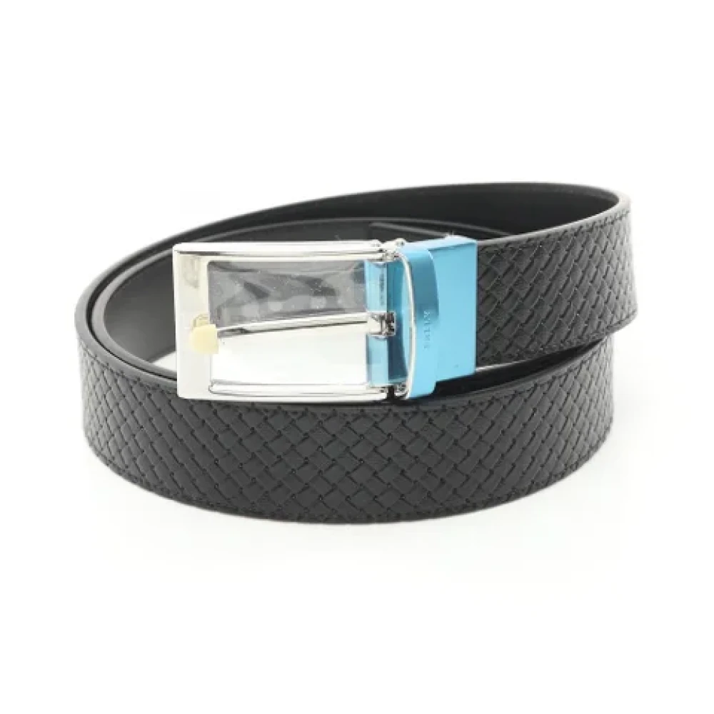 Bally Pre-owned Leather belts Black Heren