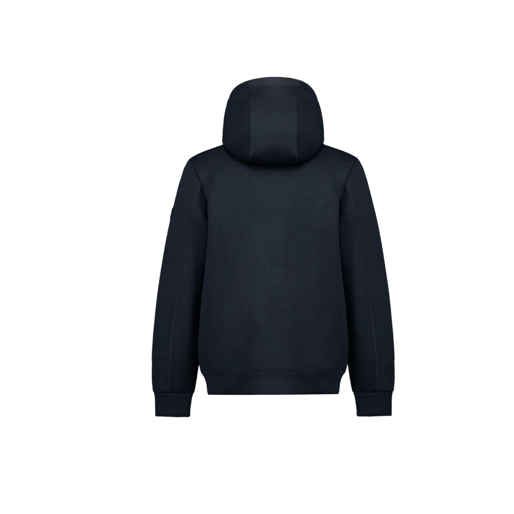 People of Shibuya Technische volledige ritssluiting hoodie met zakken Blue Heren