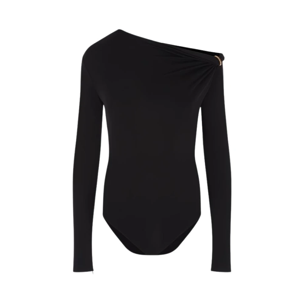 Versace Stijlvolle Top voor Trendsetters Black Dames