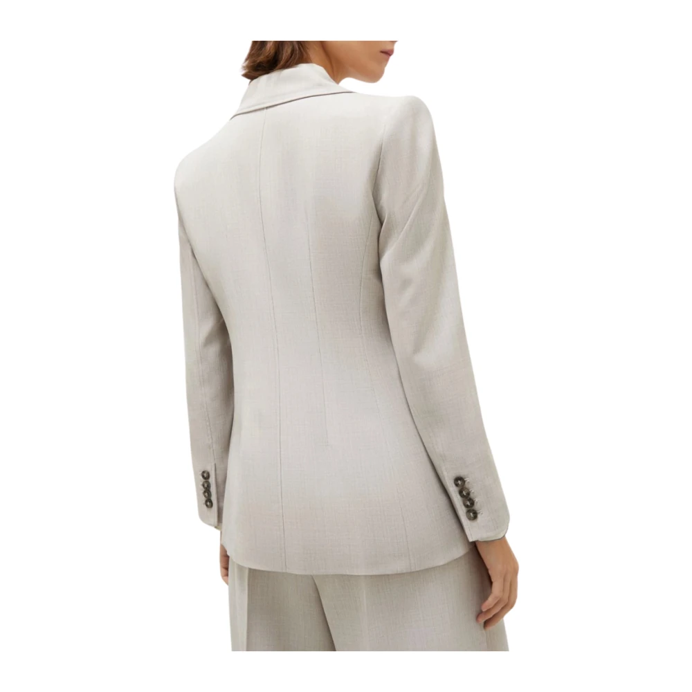 Marella Stijlvolle Americana Jas in Arena Kleur Gray Dames