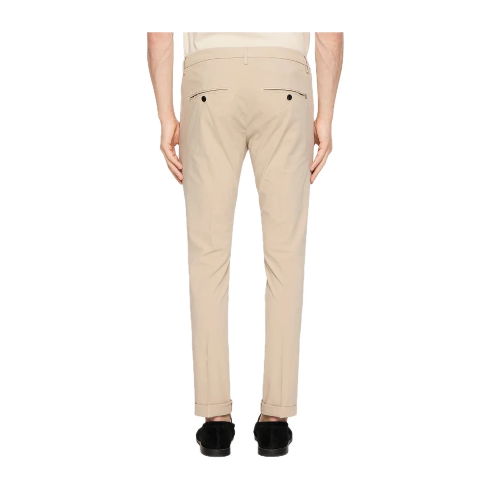 Dondup Katoenen broek trendy veelzijdig model Gray Heren