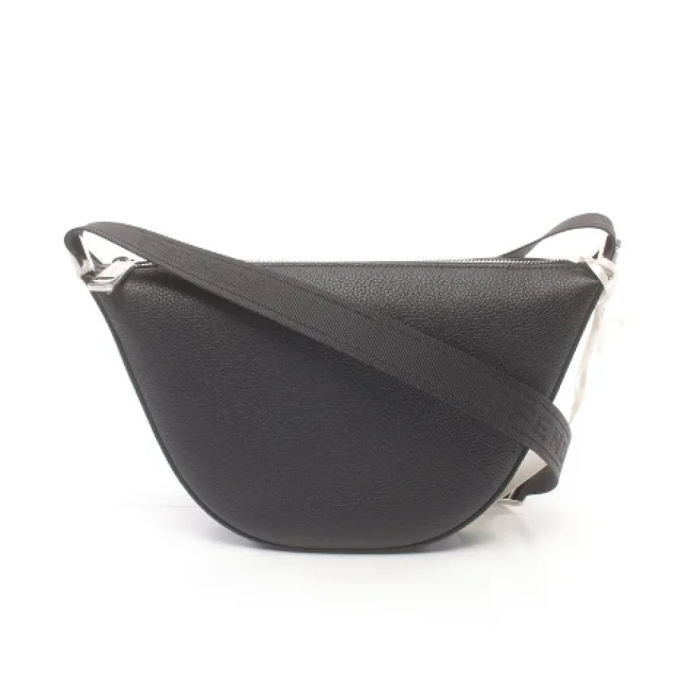 Fendi Vintage Pre-owned Leather shoulder-bags Black Dames