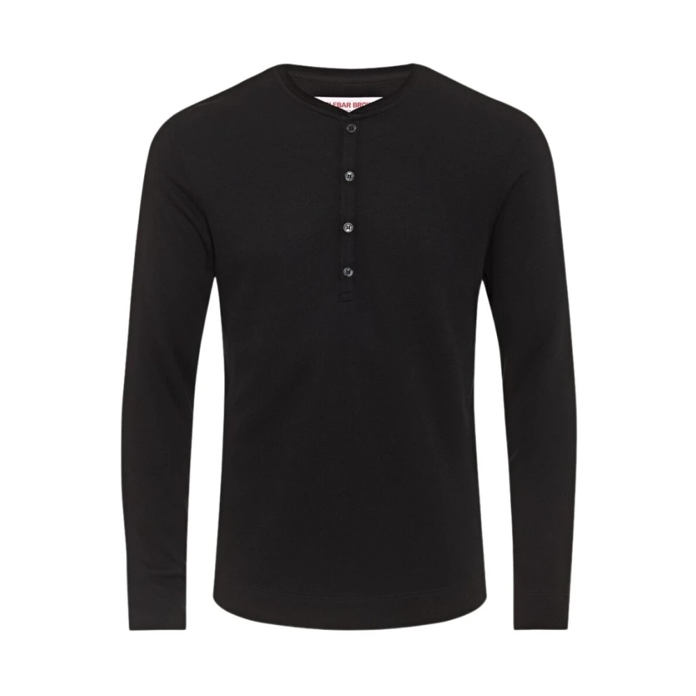 Orlebar Brown Zwarte Cashmere Longsleeve Black Heren