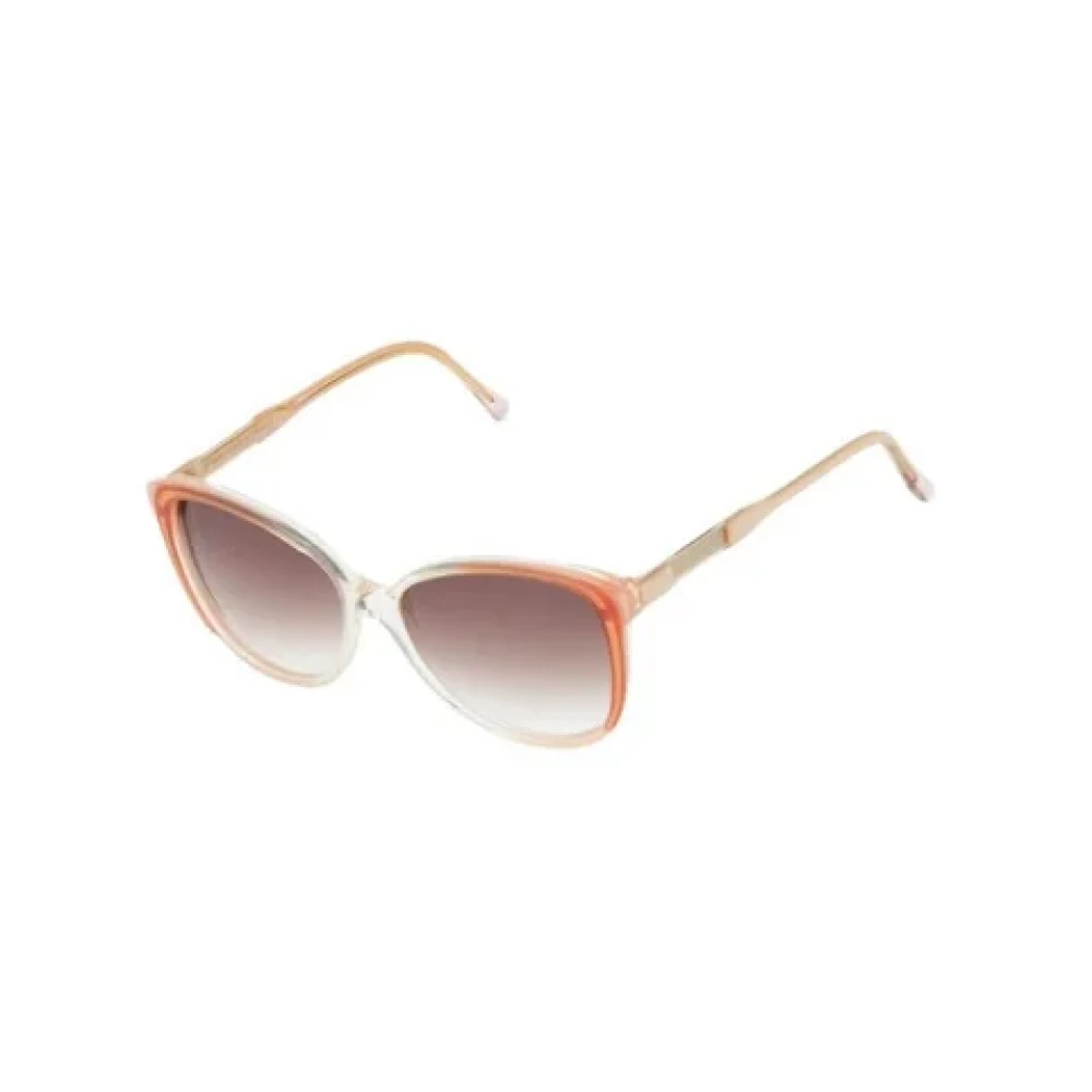 Yves Saint Laurent Vintage Pre-owned Acetate sunglasses Brown Dames