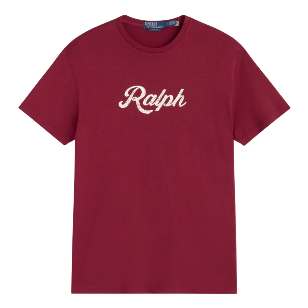 Polo Ralph Lauren Rode Loper T-Shirt Pink Heren