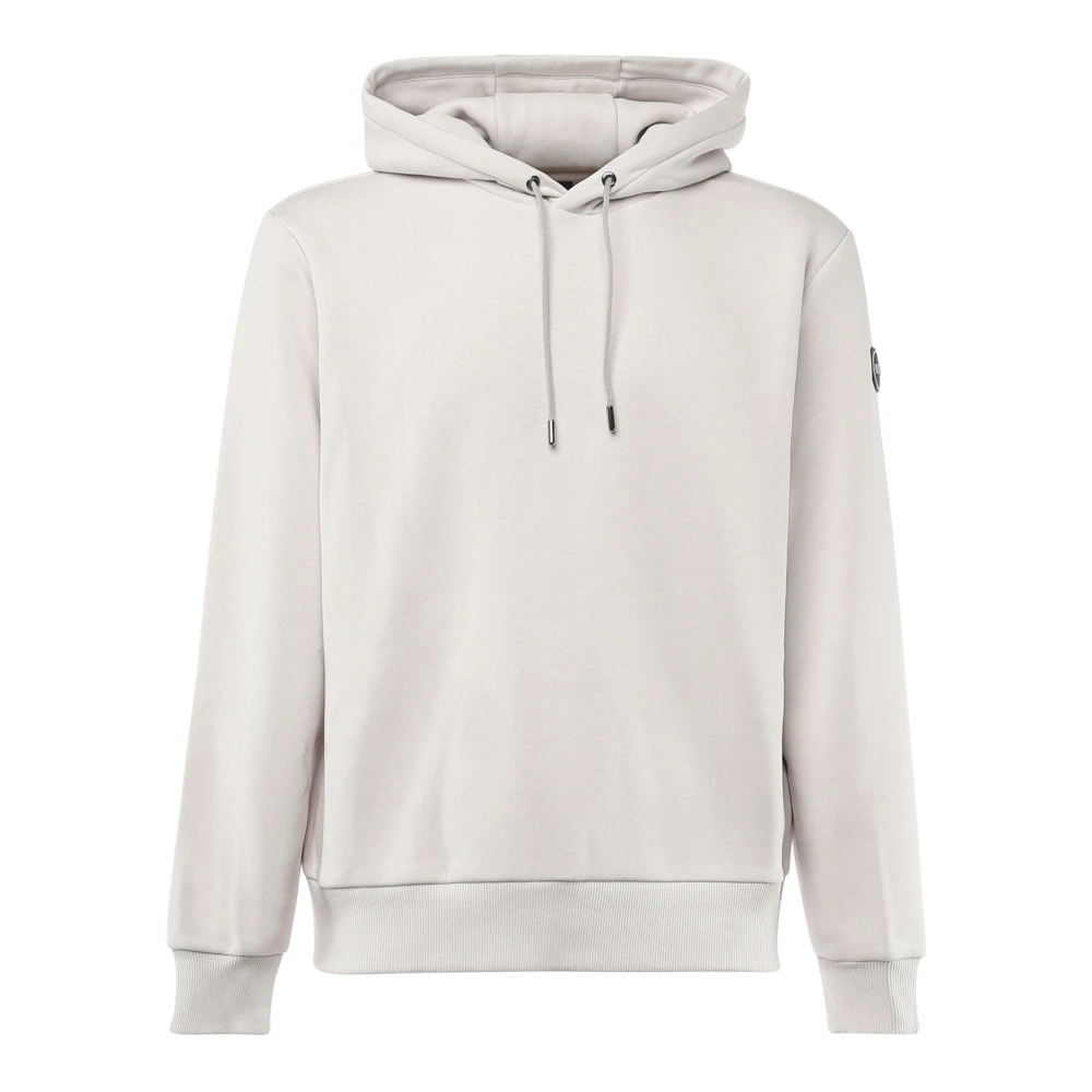 Colmar Witte Sweater met Muts en Koord White Heren