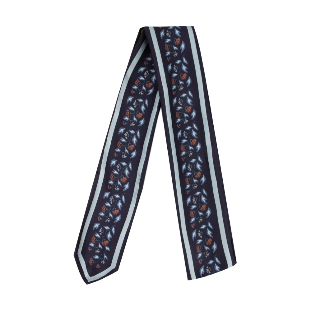 ETRO Zijden Paisley Sjaal met Micro Medaillons Multicolor Dames