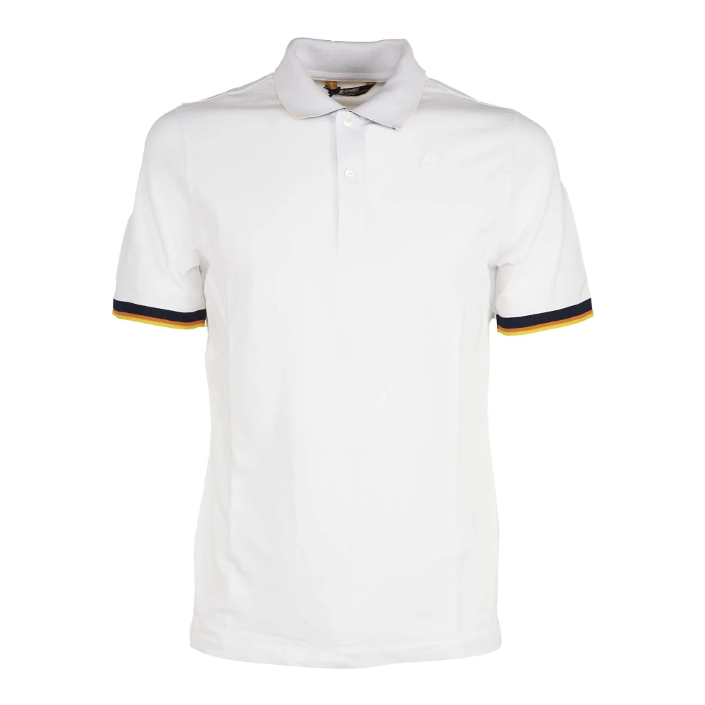 K-way Polo Vincent Stretch Bianca White Heren