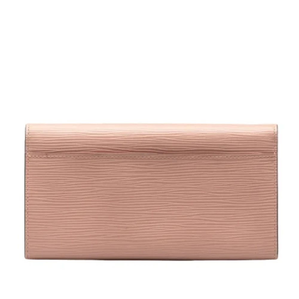 Louis Vuitton Vintage Pre-owned Leather wallets Pink Dames