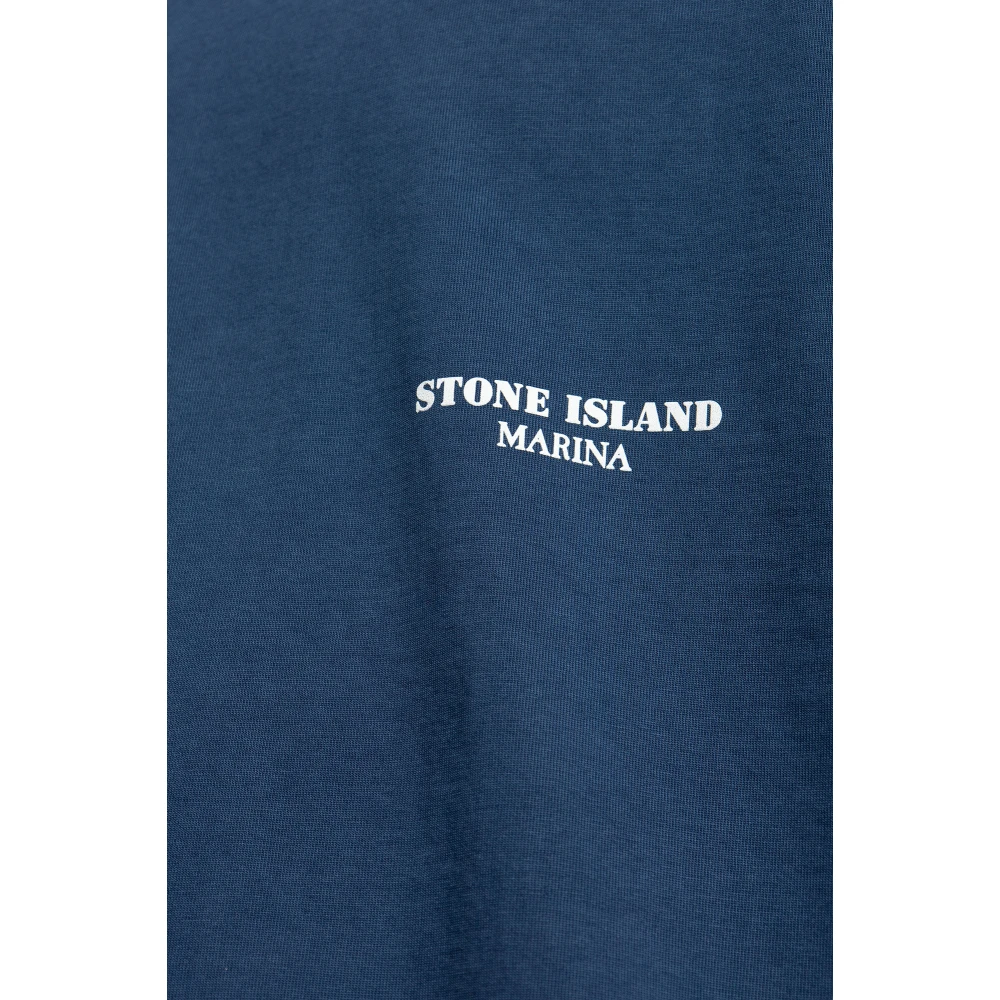 Stone Island Marina collectie sweatshirt Blue Heren
